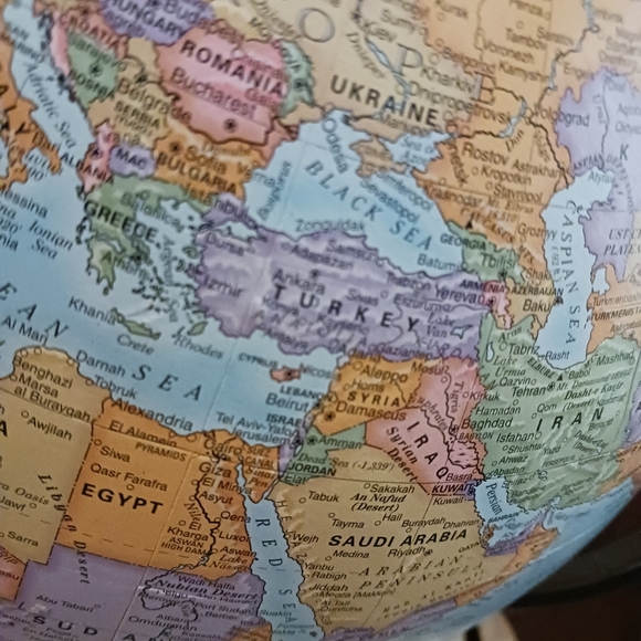 🌎Vintage Cram's Universal Terrestrial 🌎Large 16"×13"Globe,Nice Gift Item.🌎 - Picture 16 of 16